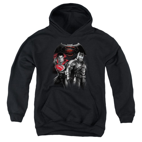 Batman v Superman Stand Off Youth Hoodie