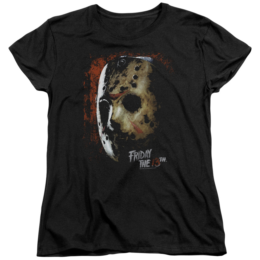 Friday the 13th Mask Of Death Womens T-Shirt