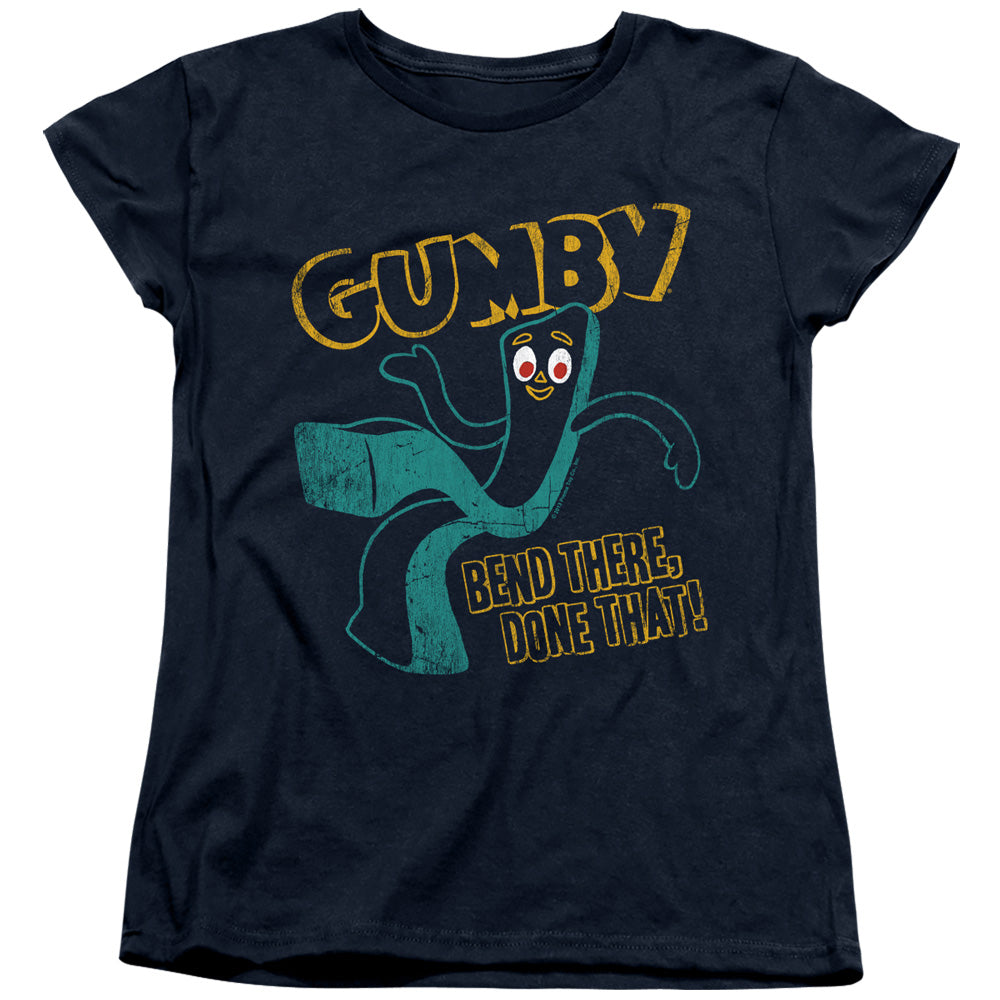 Gumby Bend There Womens T-Shirt