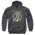 Bon Jovi Slippery When Wet World Tour Youth Hoodie