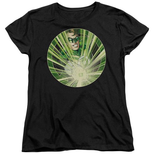 Green Lantern Light Em Up Womens T-Shirt
