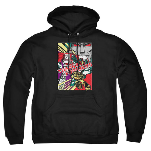 Transformers Comic Poster Pullover Hoodie
