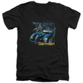 Batman Nice Wheels V-Neck T-Shirt