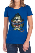 Batman Crazy Lips Womens T-Shirt
