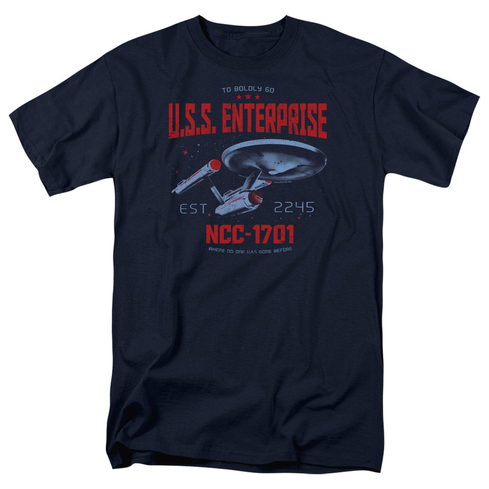 Star Trek To Boldly Go Stardate 2245 T-Shirt