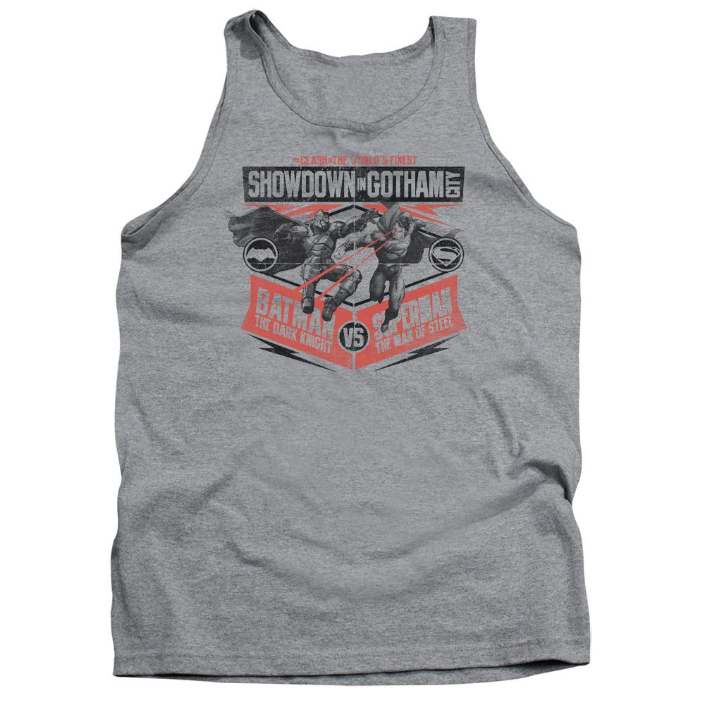 Batman v Superman Showdown In Gotham Tank Top