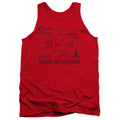 Star Trek Klingon D7 Diagram Tank Top