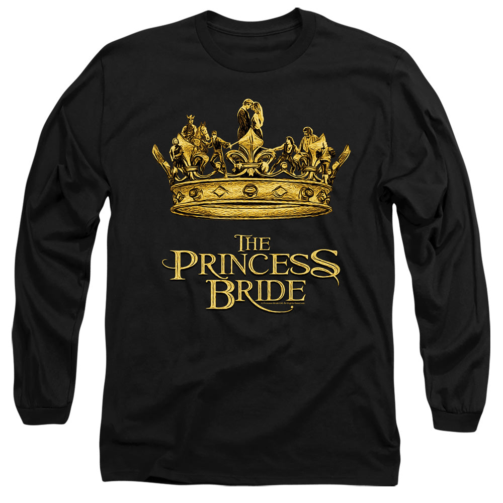 The Princess Bride Crown Black Long Sleeve T-Shirt