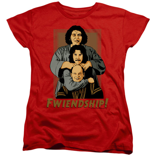 The Princess Bride Fwiendship Red Womens T-Shirt