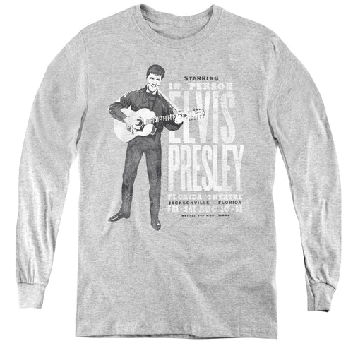 Elvis Presley In Person Youth Long Sleeve T-Shirt
