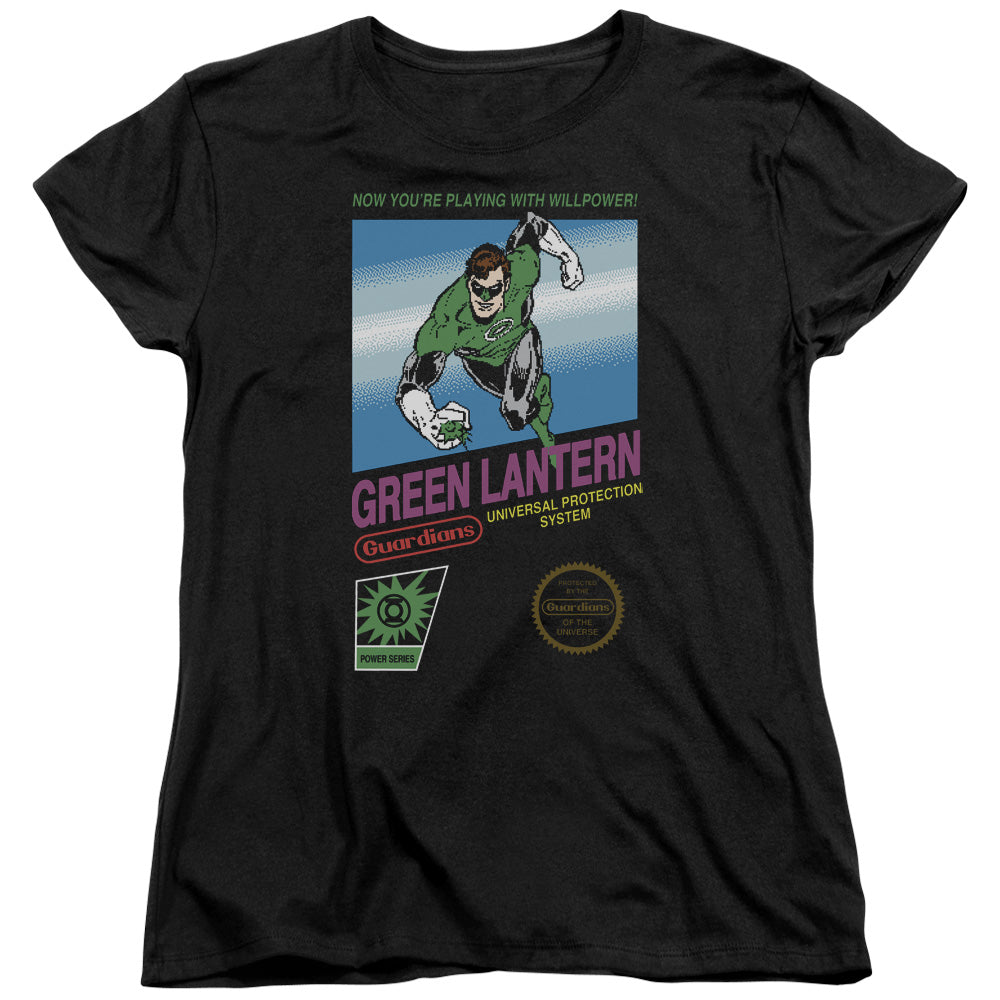 Green Lantern Box Art Womens T-Shirt