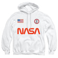 NASA Worm Logo and Flag Pullover Hoodie