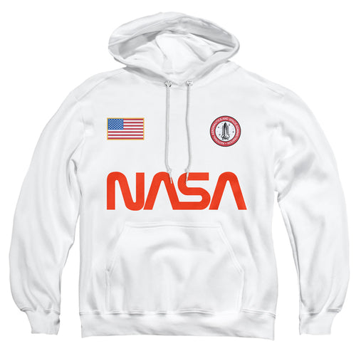 NASA Worm Logo and Flag Pullover Hoodie