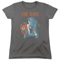 Elvis Presley Mic In Hand Womens T-Shirt