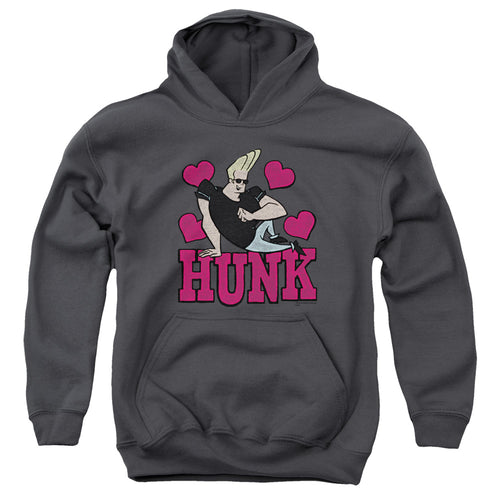 Johnny Bravo Hunk Youth Hoodie