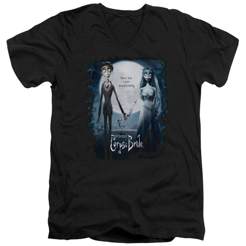 Corpse Bride Poster V-Neck T-Shirt