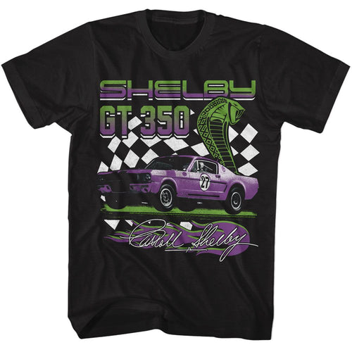 GT 350 Racing Carroll Shelby t-shirt in black