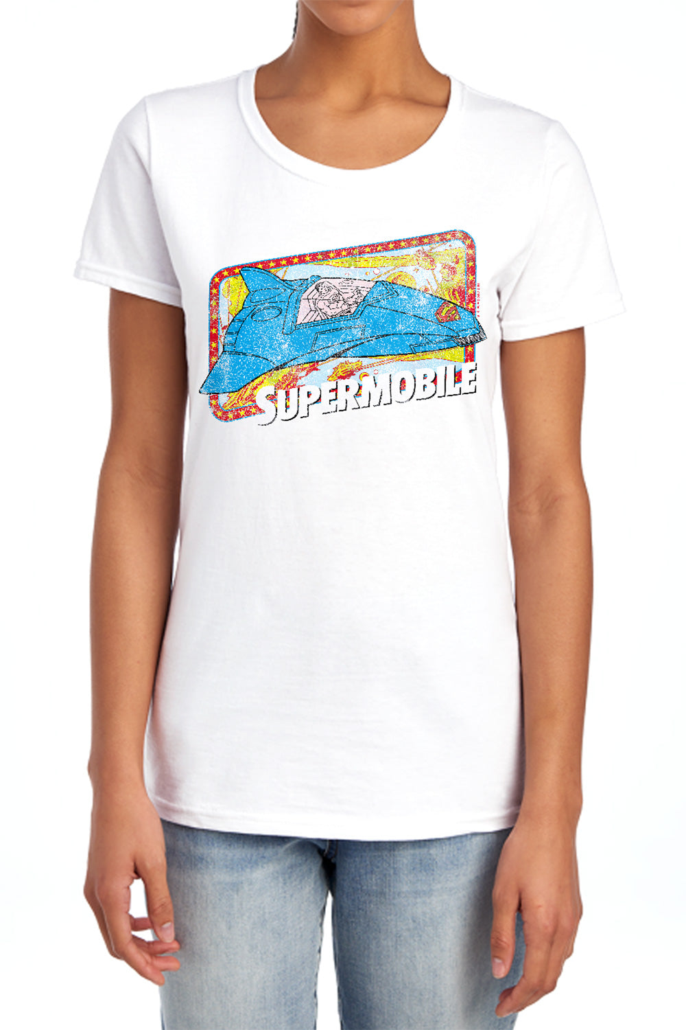 DC Comics Supermobile Womens T-Shirt