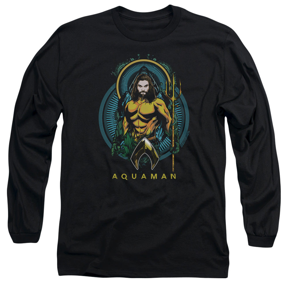 Aquaman Aqua Nouveau Long Sleeve T-Shirt