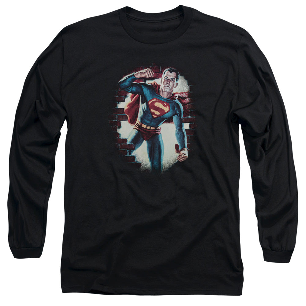 Superman Vintage Steel Long Sleeve T-Shirt