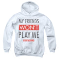 Monopoly My Friends White Youth Hoodie