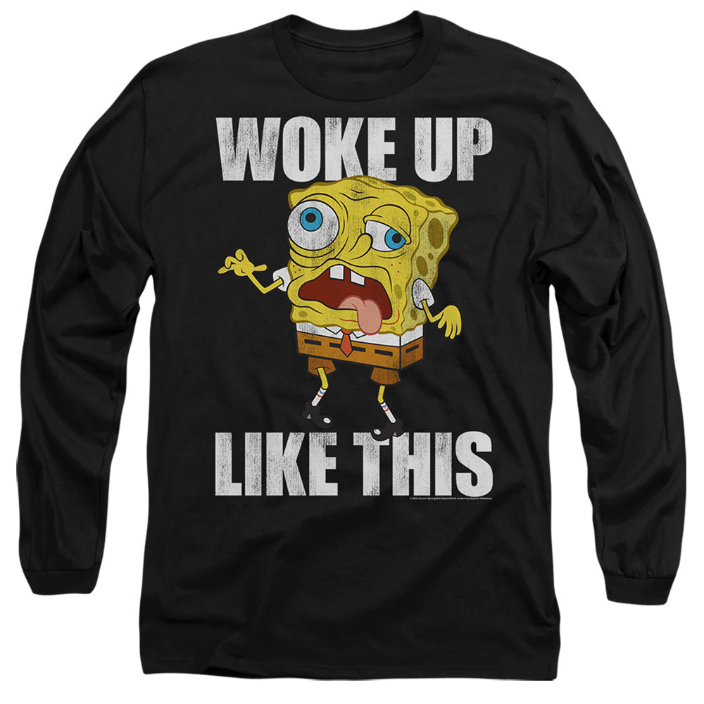 Spongebob Squarepants Woke Up Like This Meme Long Sleeve T-Shirt