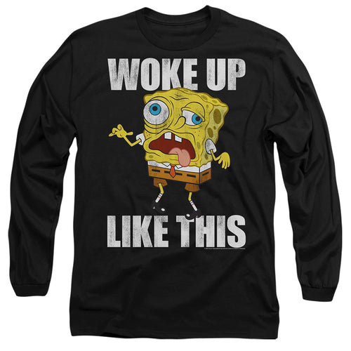 Spongebob Squarepants Woke Up Like This Meme Long Sleeve T-Shirt