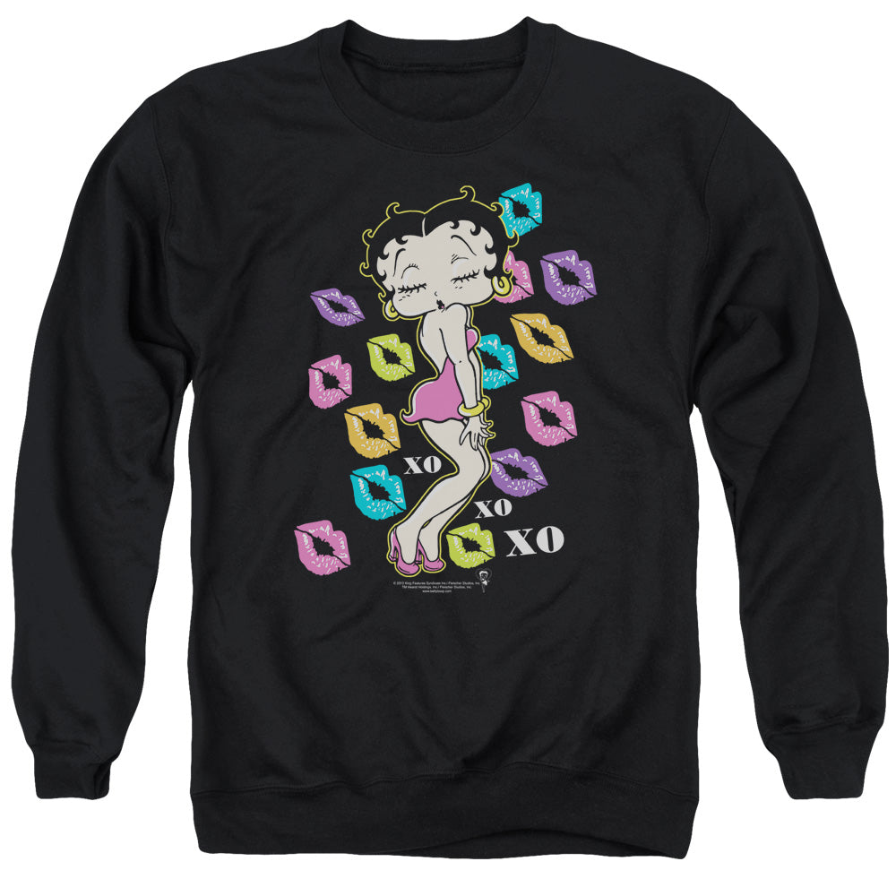 Betty Boop Triple XO Crewneck Sweatshirt