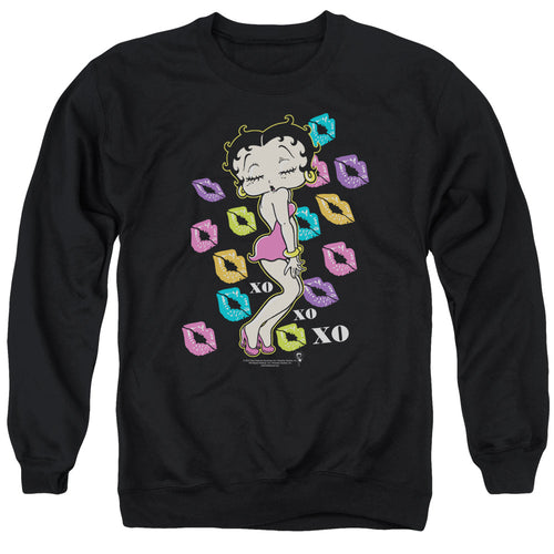 Betty Boop Triple XO Crewneck Sweatshirt