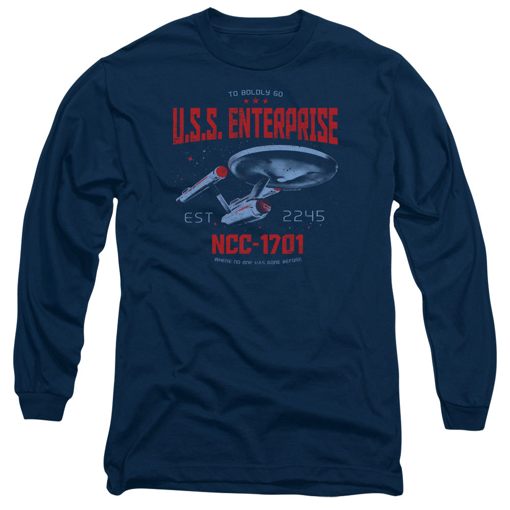 Star Trek To Boldly Go Stardate 2245 Long Sleeve T-Shirt