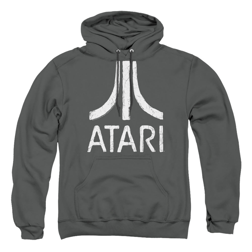 Atari Rough Logo Charcoal Pullover Hoodie