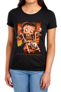 Betty Boop Sunset Rider Womens T-Shirt