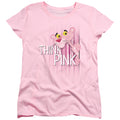 Pink Panther Think Pink Womens T-Shirt
