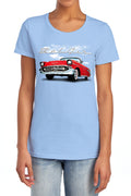 Chevy Bel Air Clouds Womens T-Shirt