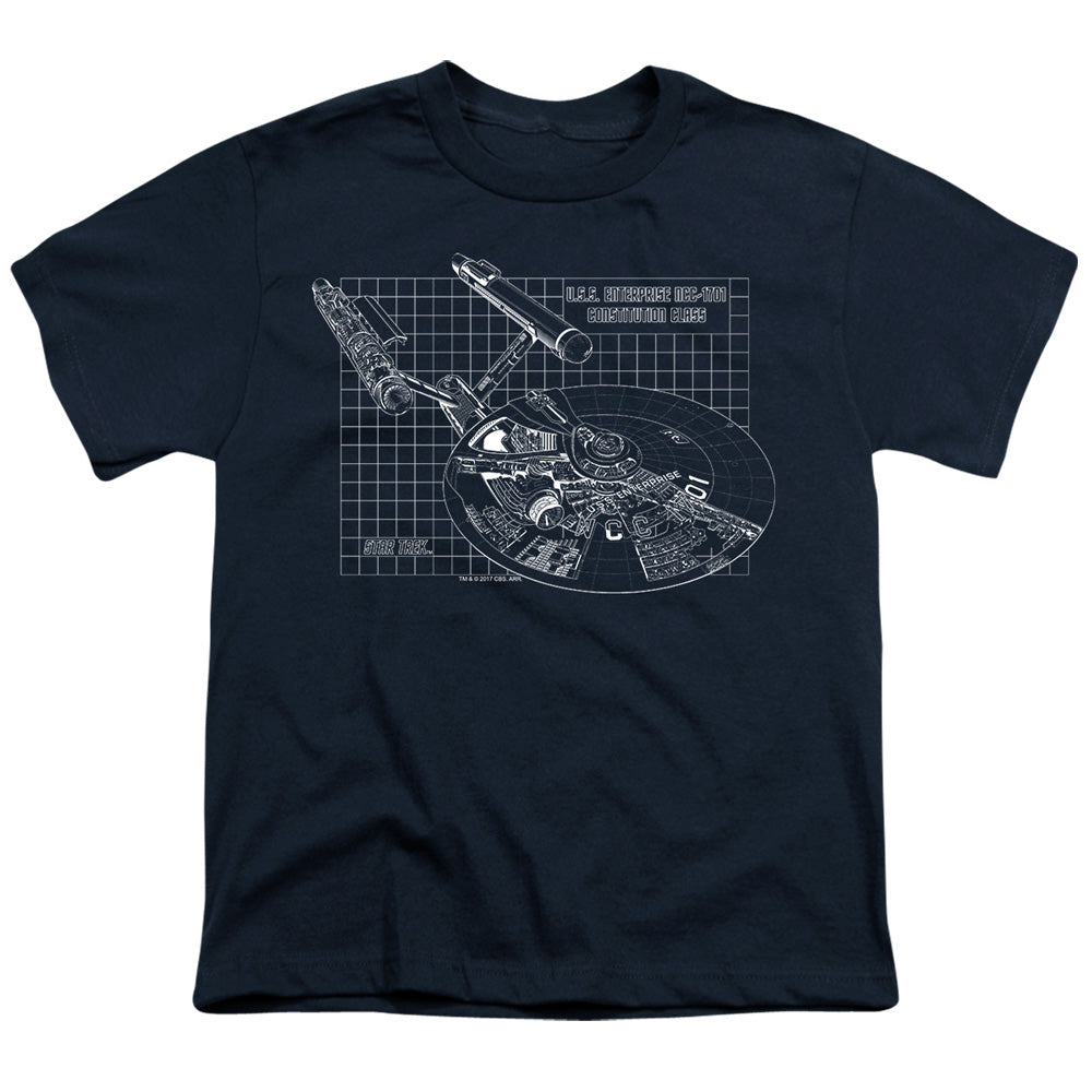 Star Trek Enterprise Blueprint Youth/Toddler T-Shirt