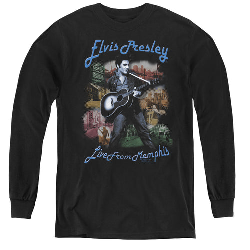 Elvis Presley Memphis Youth Long Sleeve T-Shirt