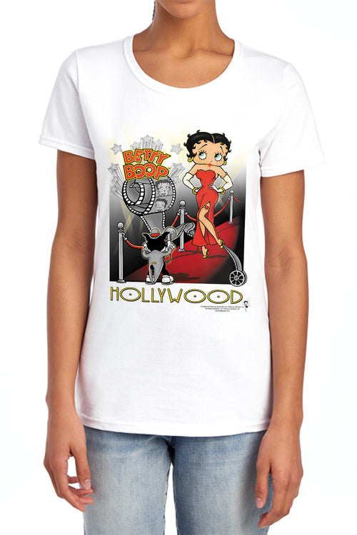 Betty Boop Hollywood Womens T-Shirt