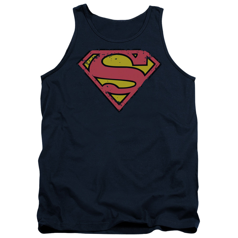 Superman Distressed Shield Tank Top