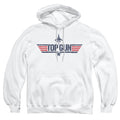 Top Gun Logo White Pullover Hoodie