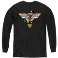 Wonder Woman WW 80th Collage Logo Youth Long Sleeve T-Shirt