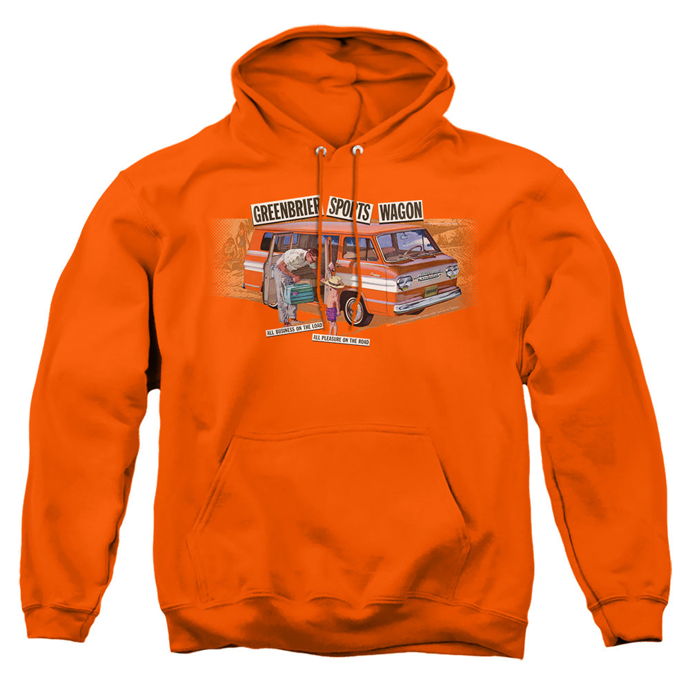 Chevy Greenbrier Corvair Sport Wagon Pullover Hoodie