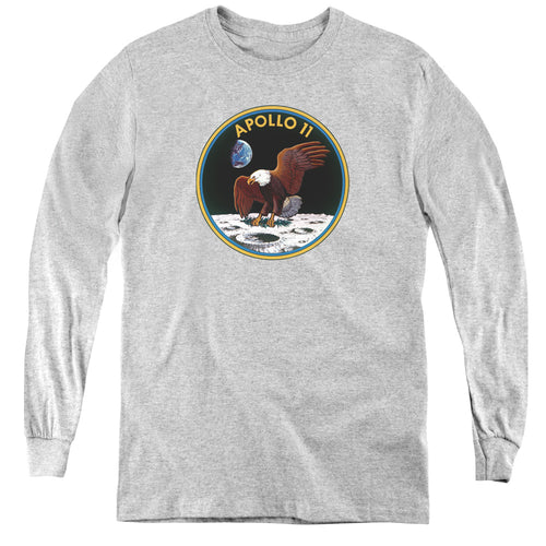 NASA Apollo 11 Mission Patch Youth Long Sleeve T-Shirt