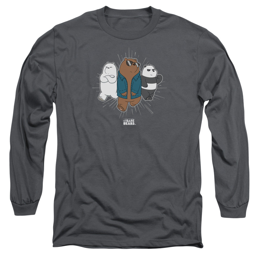 We Bare Bears Grizz Denim Jacket Long Sleeve T-Shirt