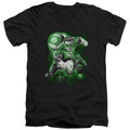 Green Lantern Lantern Planet V-Neck T-Shirt