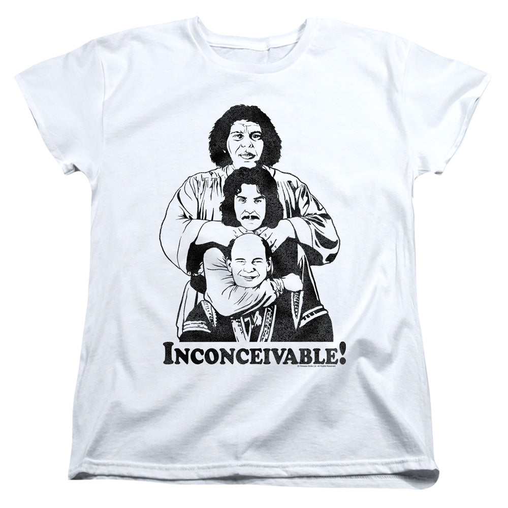 The Princess Bride Inconceivable Trio Womens T-Shirt