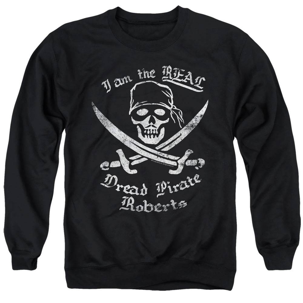 The Princess Bride The Real Dread Pirate Roberts Black Crewneck Sweatshirt