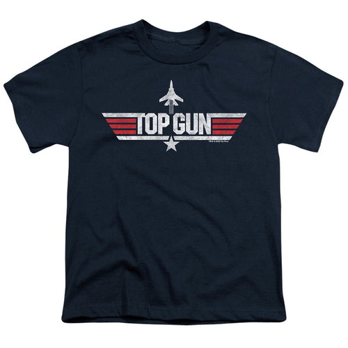 Top Gun Logo Navy Youth/Toddler T-Shirt