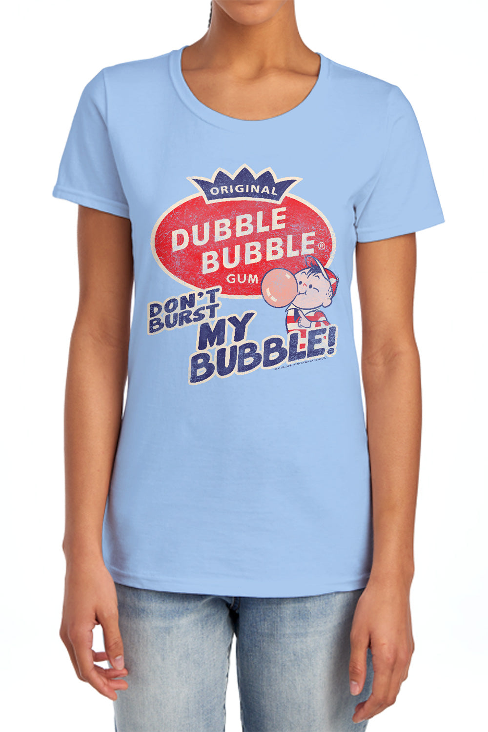 Dubble Bubble Burst Bubble Womens T-Shirt