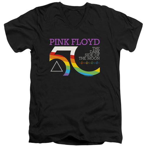 Pink Floyd 50th Logo V-Neck T-Shirt