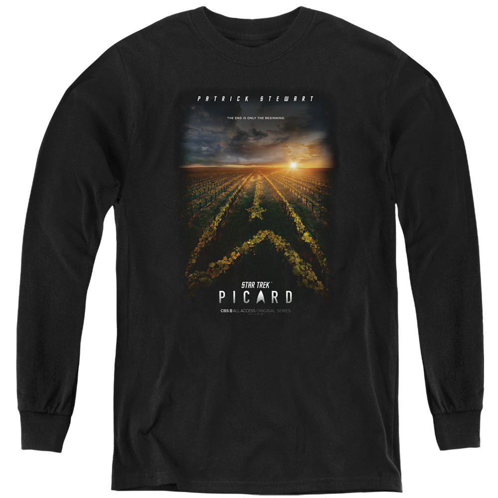 Star Trek Picard Poster Youth Long Sleeve T-Shirt